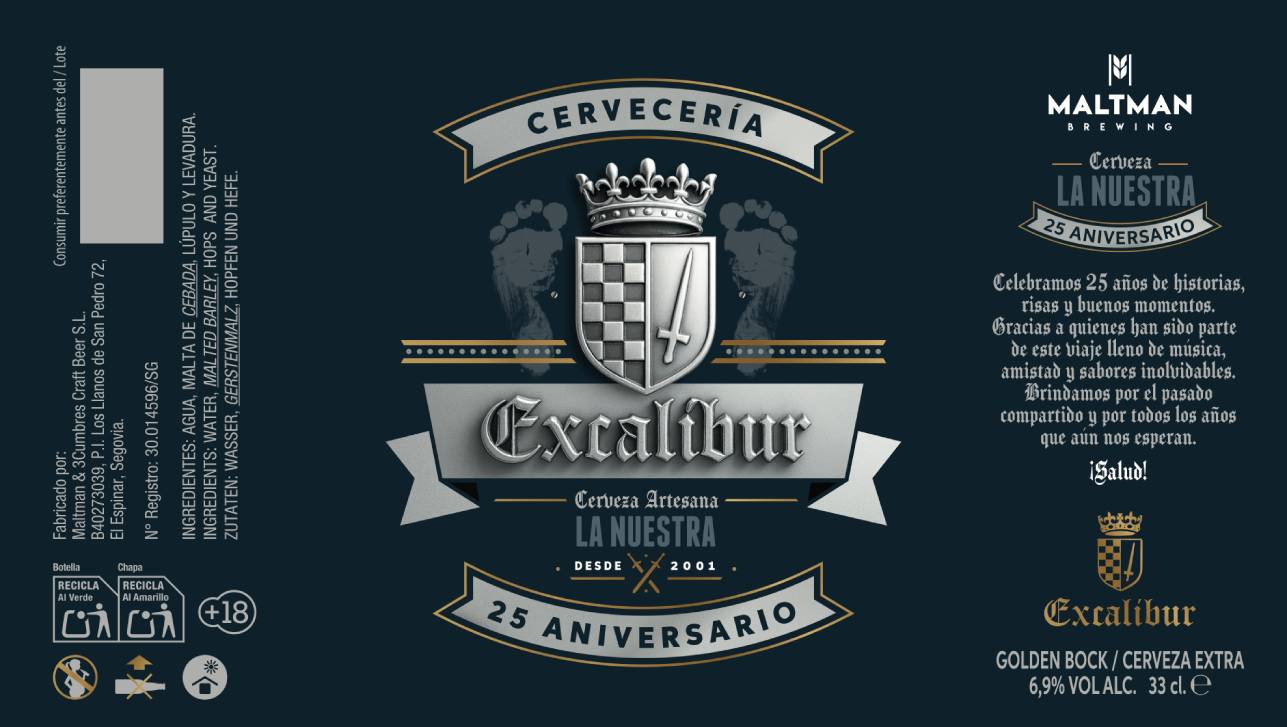 Etiqueta 25th Aniversario