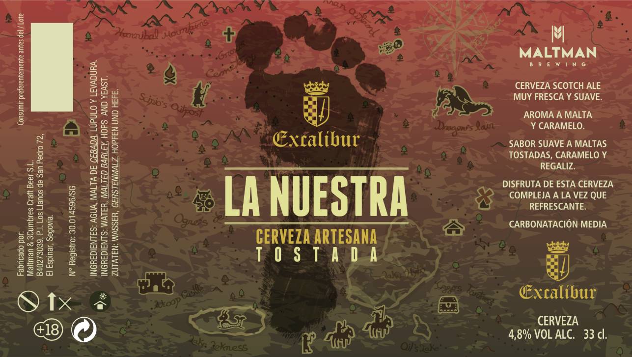 Etiqueta La Nuestra Tostada